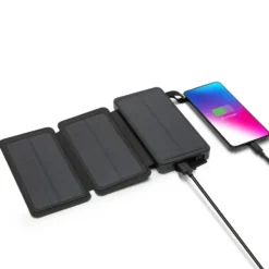 Linocell Powerbank med solcellsladdning 20 W 8000 mAh