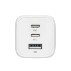 Linocell Premium GaN USB-C laddare med PD 65 W Vit