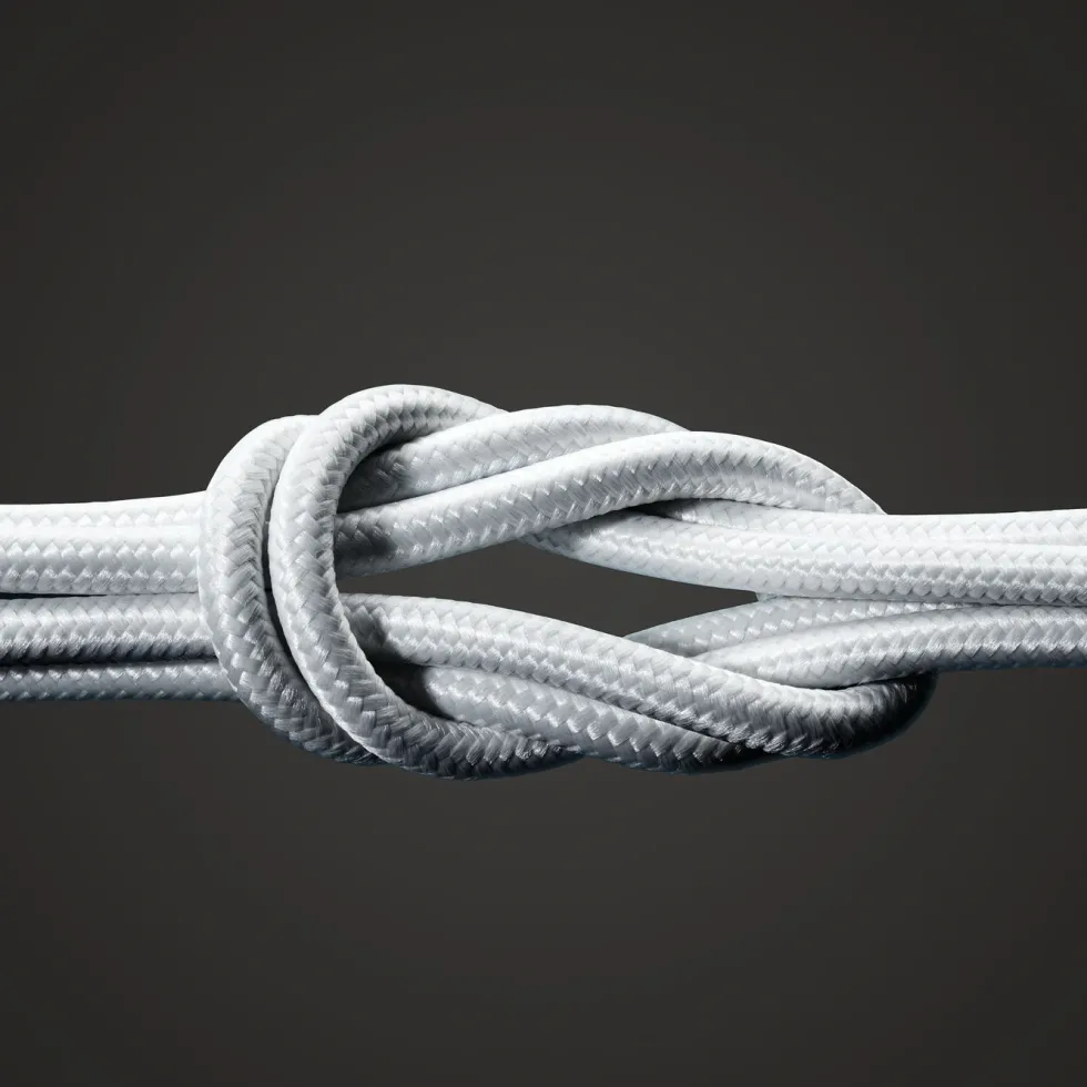 Linocell Premium Kevlar Lightning-kabel 2 m Vit