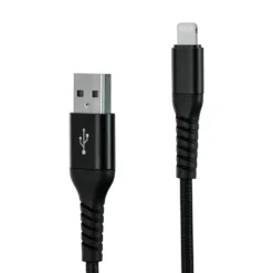 Linocell Premium Kevlar Lightning-kabel 2 m Svart