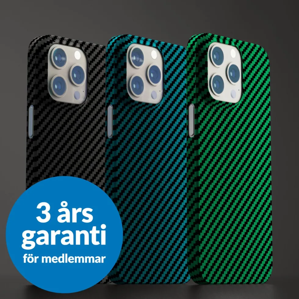 Linocell Premium Kevlar Tåligt skal för iPhone 13 Pro Grön