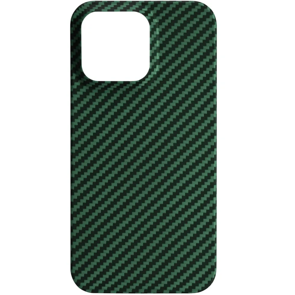 Linocell Premium Kevlar Tåligt skal för iPhone 13 Pro Grön