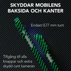 Linocell Premium Kevlar Tåligt skal för iPhone 13 Pro Grön