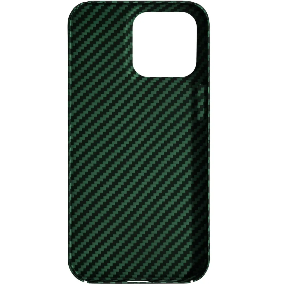 Linocell Premium Kevlar Tåligt skal för iPhone 13 Pro Grön