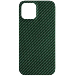 Linocell Premium Kevlar Tåligt skal för iPhone 12 Pro Max Grön