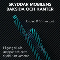 Linocell Premium Kevlar Tåligt skal för iPhone 12 Pro Max Blå