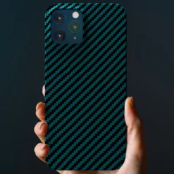 Linocell Premium Kevlar Tåligt skal för iPhone 12 Pro Max Blå