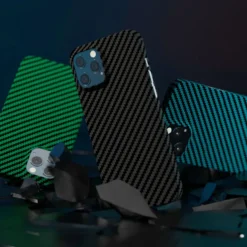 Linocell Premium Kevlar Tåligt skal för iPhone 12 Pro Max Svart