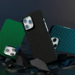 Linocell Premium Kevlar Tåligt skal för iPhone 13 Pro Blå