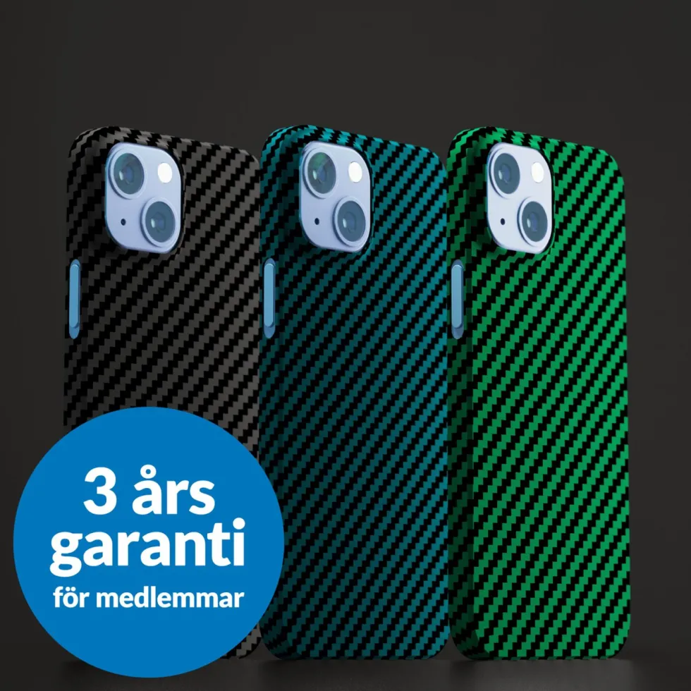 Linocell Premium Kevlar Tåligt skal för iPhone 13 Mini Svart