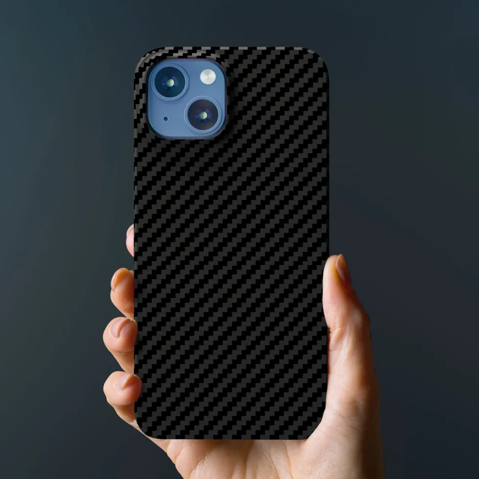 Linocell Premium Kevlar Tåligt skal för iPhone 13 Mini Svart