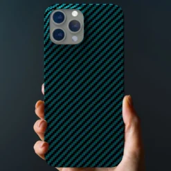 Linocell Premium Kevlar Tåligt skal för iPhone 13 Pro Max Blå