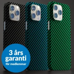Linocell Premium Kevlar Tåligt skal för iPhone 13 Pro Max Blå