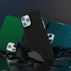 Linocell Premium Kevlar Tåligt skal för iPhone 13 Pro Max Blå