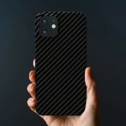 Linocell Premium Kevlar Tåligt skal för iPhone 12 Mini Svart