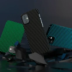 Linocell Premium Kevlar Tåligt skal för iPhone 12 Mini Svart