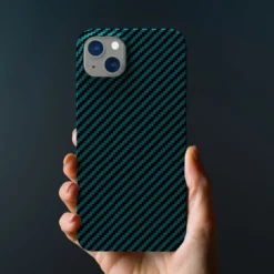 Linocell Premium Kevlar Tåligt skal för iPhone 13 Blå
