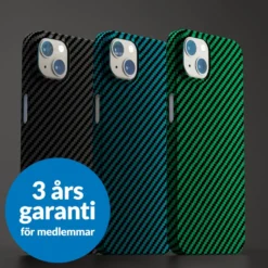 Linocell Premium Kevlar Tåligt skal för iPhone 13 Blå