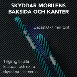 Linocell Premium Kevlar Tåligt skal för iPhone 13 Blå