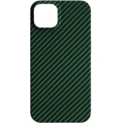 Linocell Premium Kevlar Tåligt skal för iPhone 13 Grön