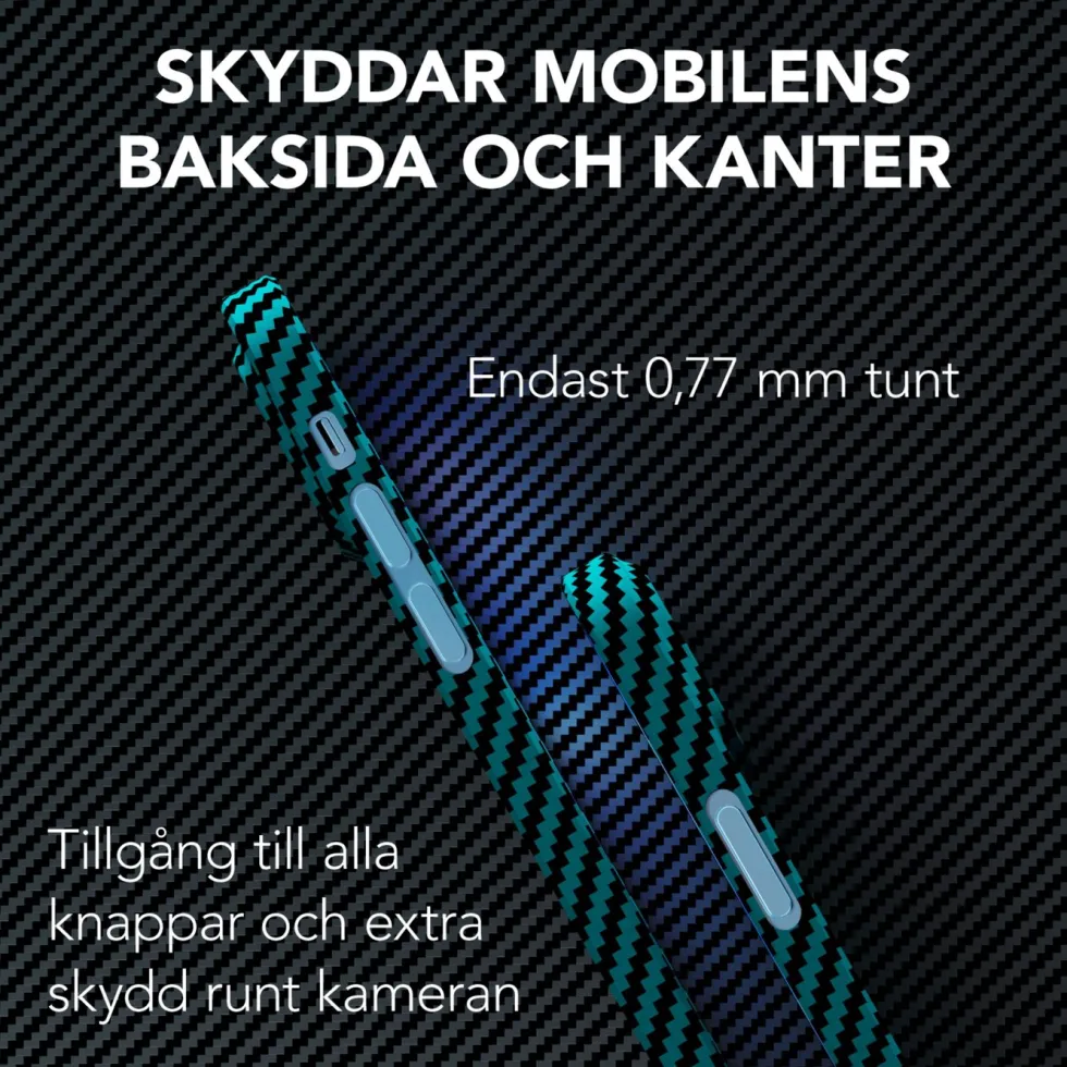Linocell Premium Kevlar Tåligt skal för iPhone 13 Mini Blå