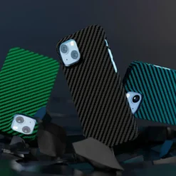 Linocell Premium Kevlar Tåligt skal för iPhone 13 Mini Grön