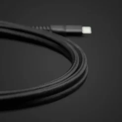 Linocell Premium Kevlar USB-C 3.2-kabel Svart 2 m