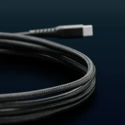 Linocell Premium Kevlar USB-C- till Lightning-kabel Svart 0,5 m