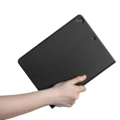 Linocell Premium Trifold Cover för iPad (7:e-9:e gen), Air (3:e gen), Pro (10,5 tum) Svart