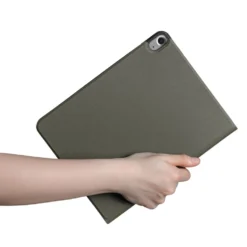 Linocell Premium Trifold Cover för iPad Air (4:e-5:e gen) Olivgrön