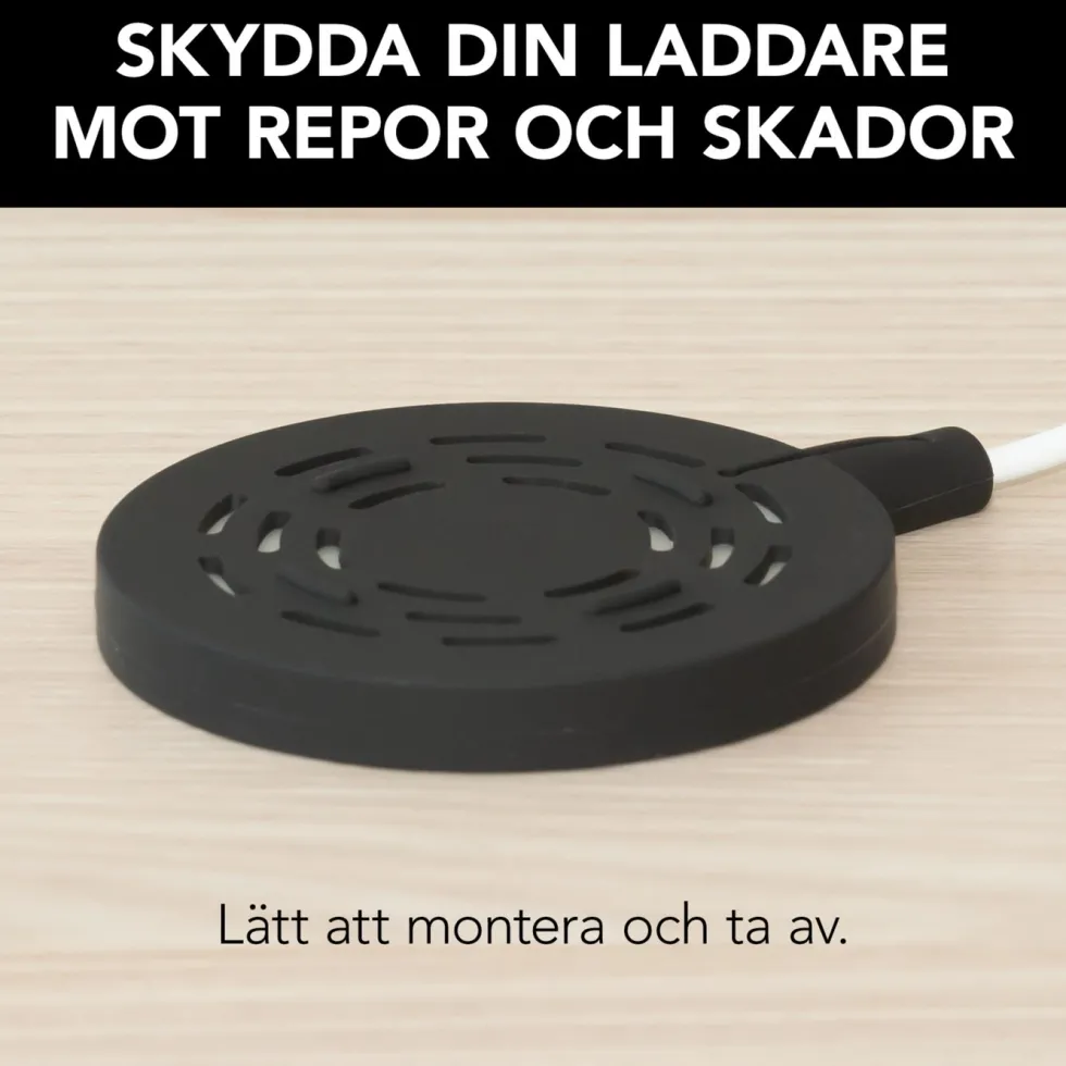 Linocell Silikonskydd för Magsafe-laddare Svart