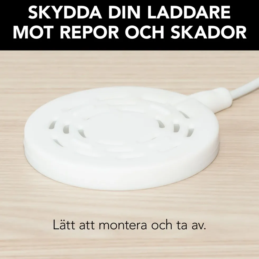 Linocell Silikonskydd för Magsafe-laddare Vit