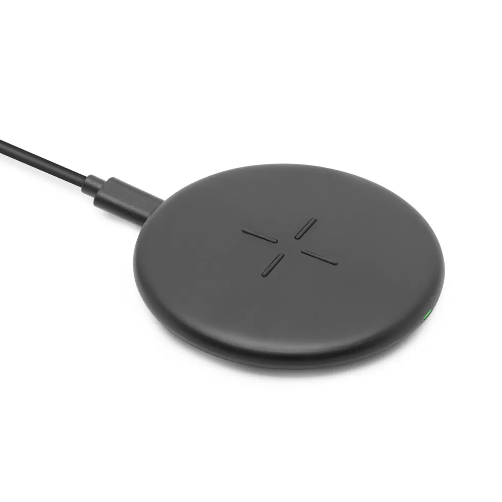 Linocell Trådlös Qi-snabbladdare 15 W Svart