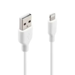 Linocell USB-A till Lightning-kabel Vit 3 m
