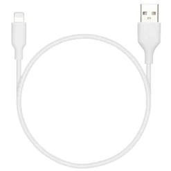 Linocell USB-A till Lightning-kabel Vit 0,5 m