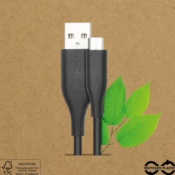 Linocell USB-A till Micro-USB-kabel av återvunnen plast