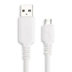 Linocell USB-A till Micro-USB-kabel Vit 1 m