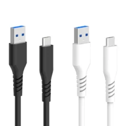 Linocell USB-A till USB-C-kabel Svart 1 m