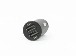 Linocell USB-billaddare med dubbla USB-portar 4,8 A Svart