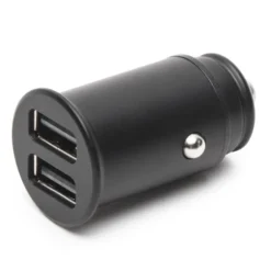 Linocell USB-billaddare med dubbla USB-portar 4,8 A Svart