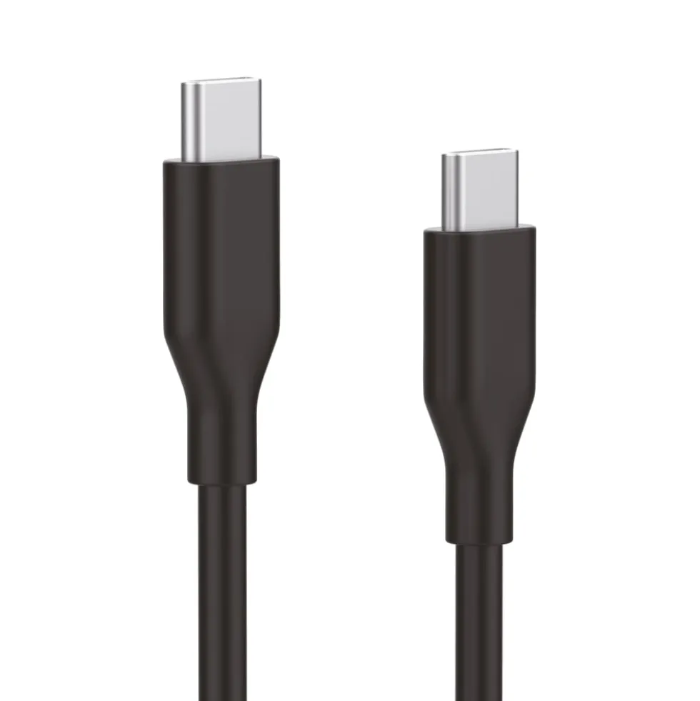 Linocell USB-C-kabel 2.0 Svart 0,2 m