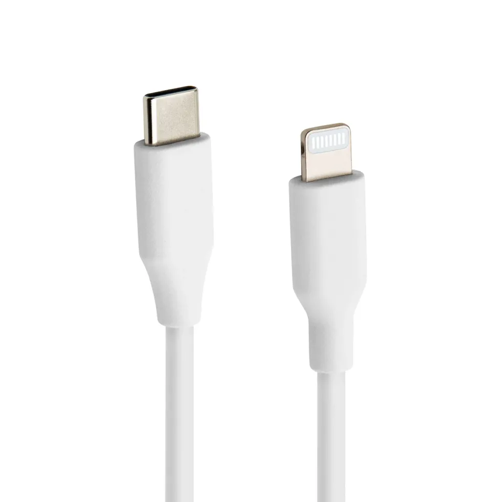 Linocell USB-C till Lightning-kabel Vit 0,5 m