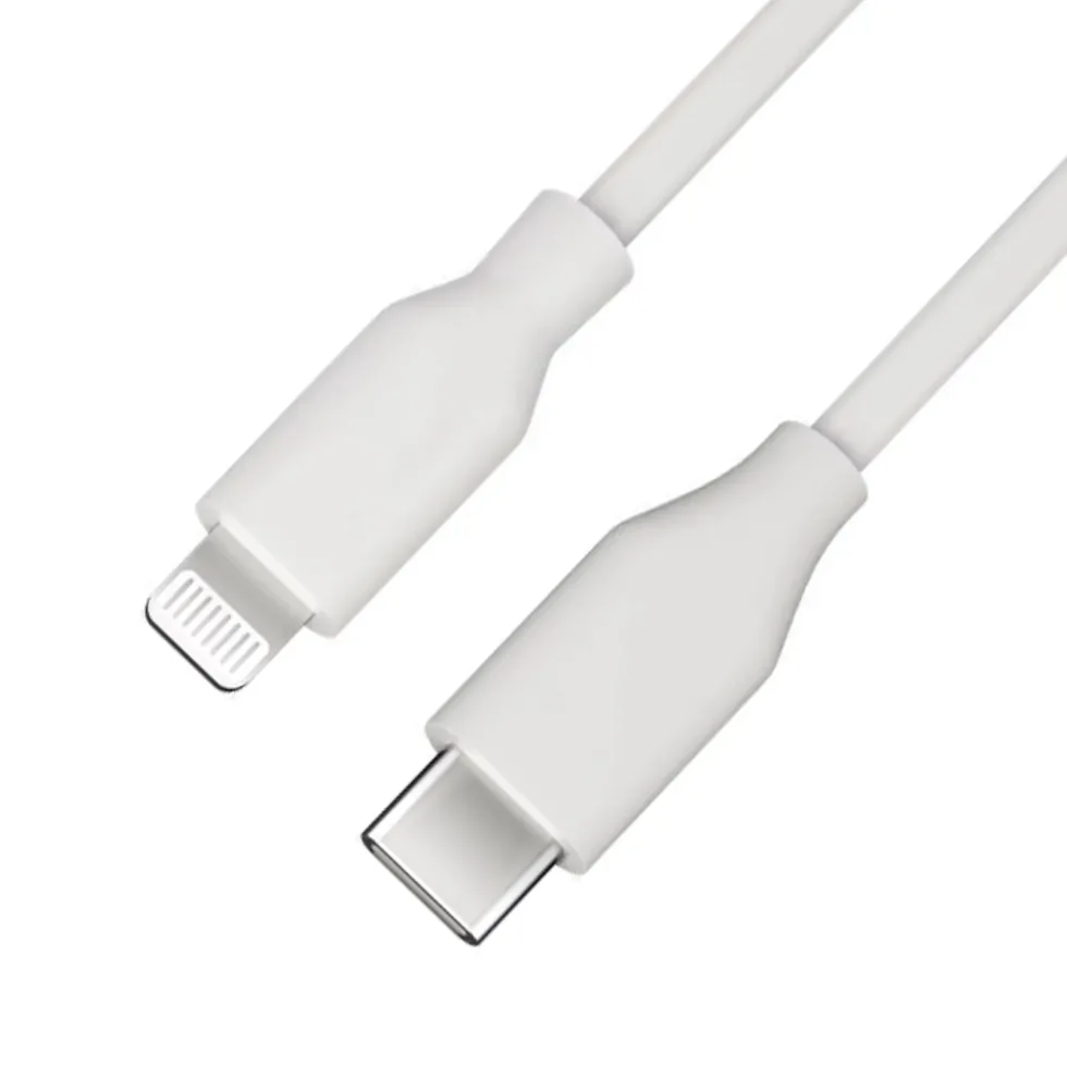 Linocell USB-C till Lightning-kabel Vit 0,5 m