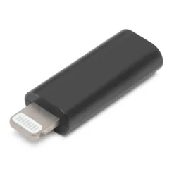 Linocell USB-C till Lightning-adapter Svart