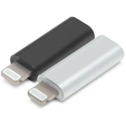 Linocell USB-C till Lightning-adapter Svart