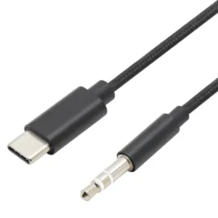 Linocell USB-C till 3,5 mm-kabel 1 m Svart