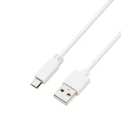 Linocell USB-laddare med Micro-USB-kabel 2,4 A Vit