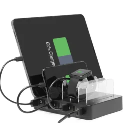 Linocell USB-laddstation med ställfunktion 6 portar