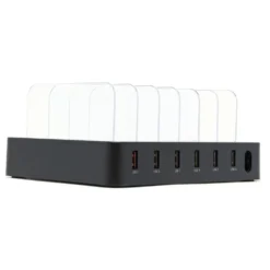 Linocell USB-laddstation med ställfunktion 6 portar
