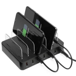 Linocell USB-laddstation med ställfunktion 6 portar